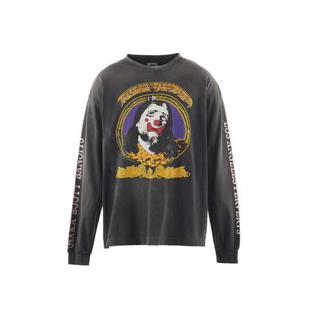 Saint Mxxxxxx Born x Raised LA Mock Neck Longsleeve T-Shirt