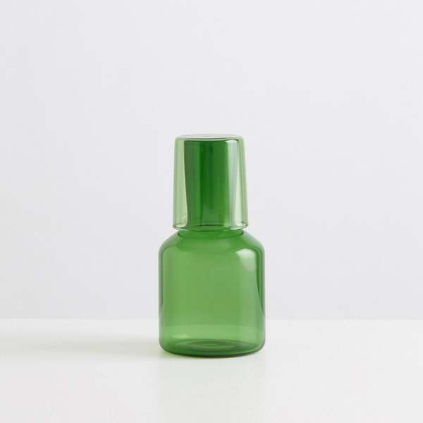 Maison Balzac Bedside Carafe & Glass - Green Maison Balzac Bedside Carafe & Glass - Green