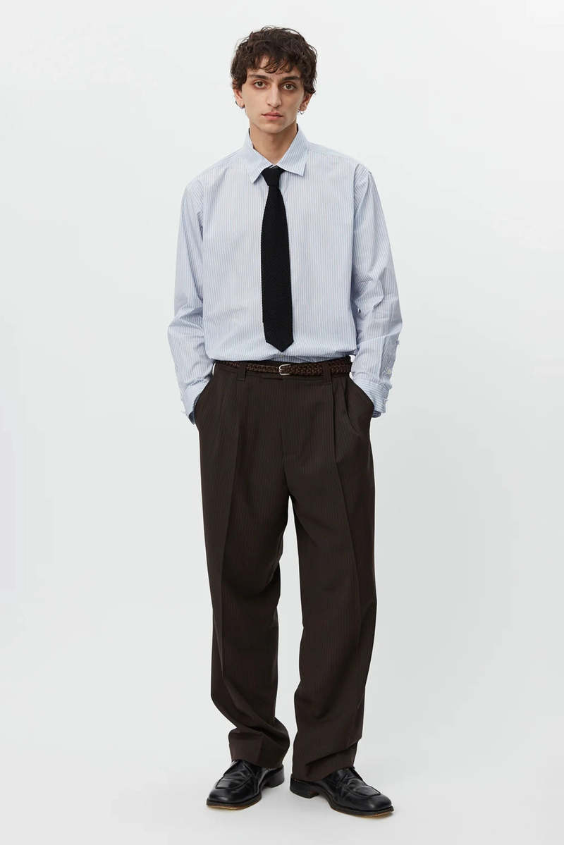 mfpen Classic Trousers - Brown Stripe | Garmentory
