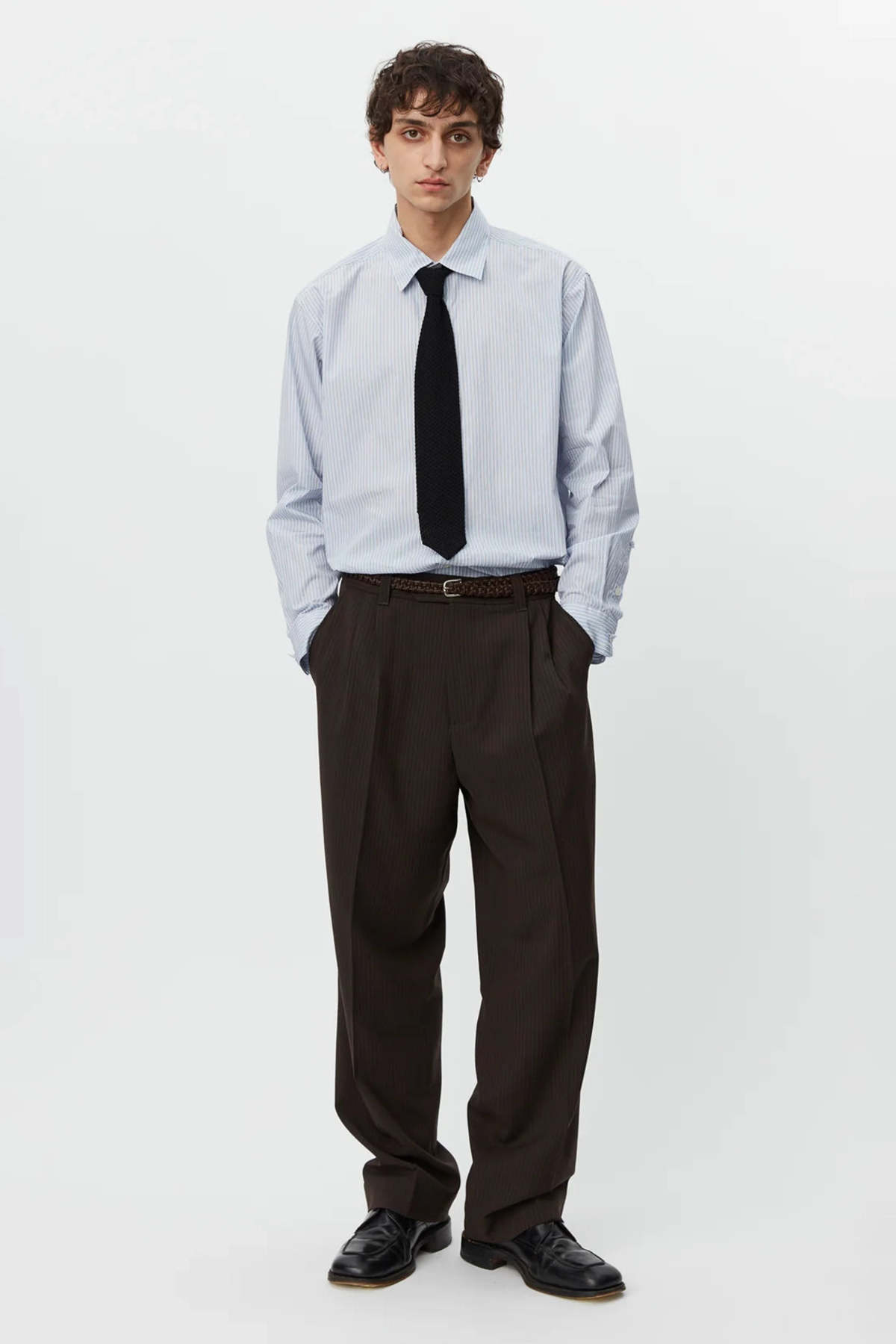 mfpen Classic Trousers - Brown Stripe | Garmentory
