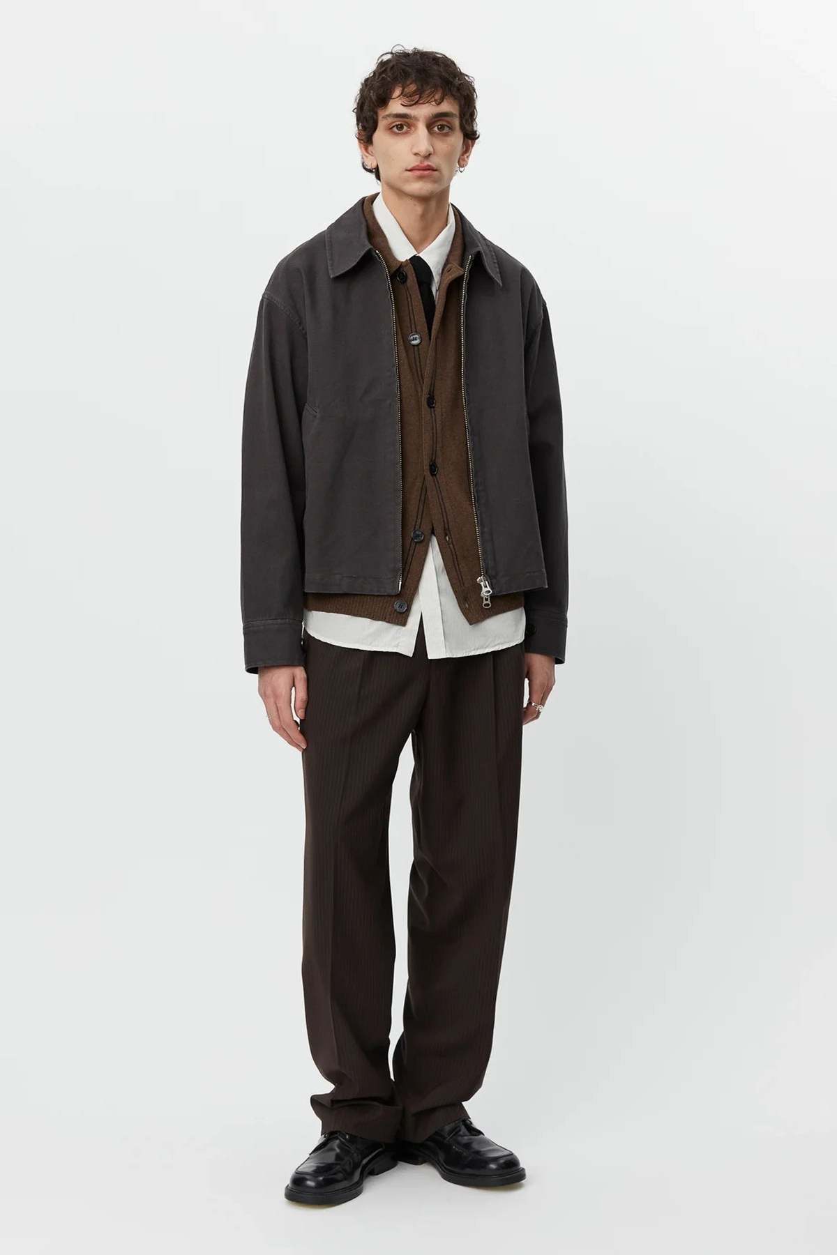 mfpen Deco work moleskin jacket - black | Garmentory