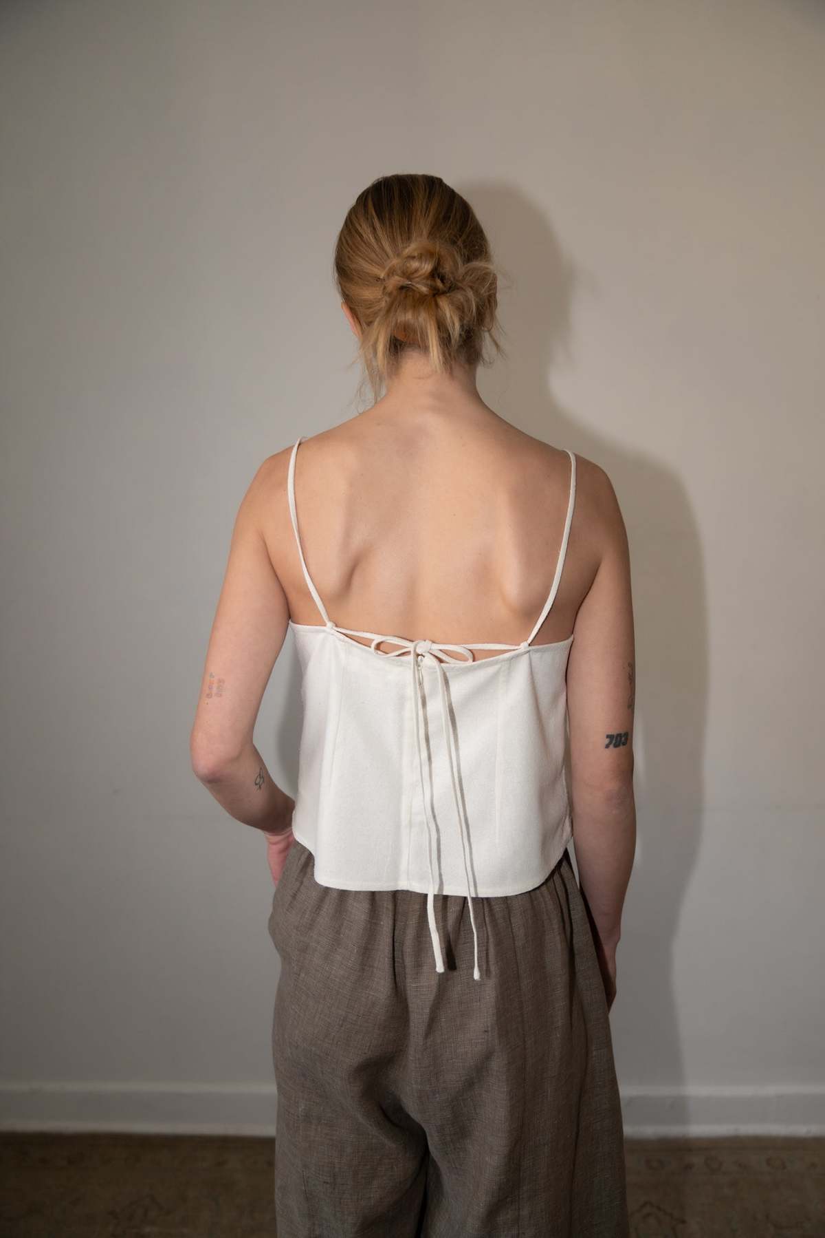 Zii Ropa Cea Slip Top - Natural - Image 3 of 4