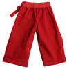 Tia Cibani Pleated Wide Leg Tie Pants Rouge Red - Thumbnail 3
