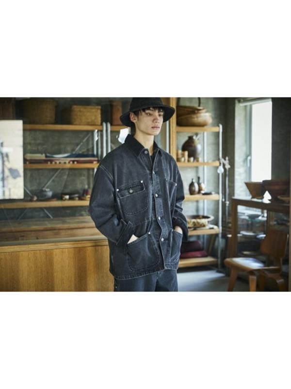 ジャケット・アウター 1980's Vintage Black Denim Coverall Black Denim Coverall - Schuray