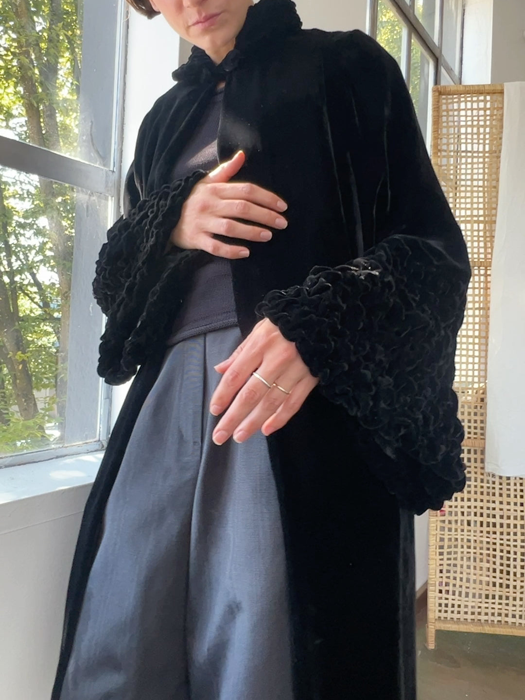 Antique-Silk-Velvet-Opera-Coat
