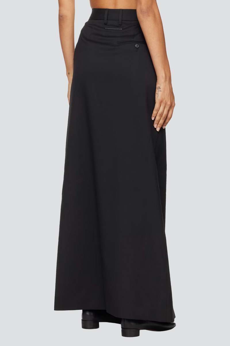【関税&送料込】Maison Margiela Combined Long Skirt MM6 Maison Margiela A-Line Denim Maxi Skirt | Saks Fifth Avenue