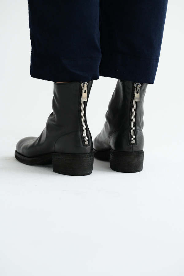 靴 PELLICO BACK ZIP SHORT BOOTS Black Back Zip Boots 796Z – The Archive