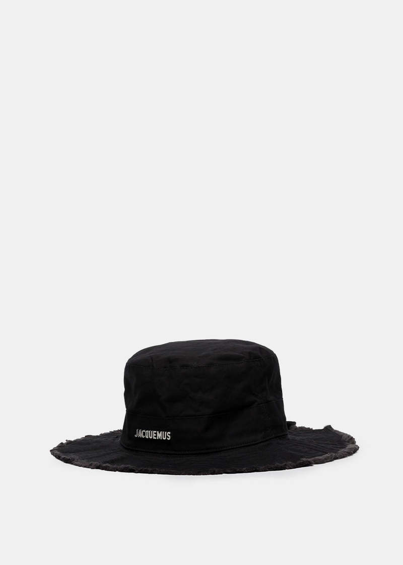 Jacquemus Le bob Artichaut Beach Hat - Black | Garmentory
