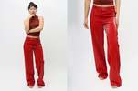 Priscavera Crimson Rainwear Pant - Red - Thumbnail 6