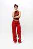 Priscavera Crimson Rainwear Pant - Red - Thumbnail 1