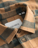 LES DEUX Lennon Flannel Check Overshirt - Tobacco - Thumbnail 2