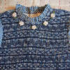 Kids Bonjour Handsmock Blouse - Blue Vichy - Thumbnail 4