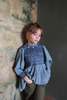 Kids Bonjour Handsmock Blouse - Blue Vichy - Thumbnail 1