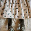 Kids Bonjour Romantic Long Tunique dress - Hazelnut Flowers - Thumbnail 3