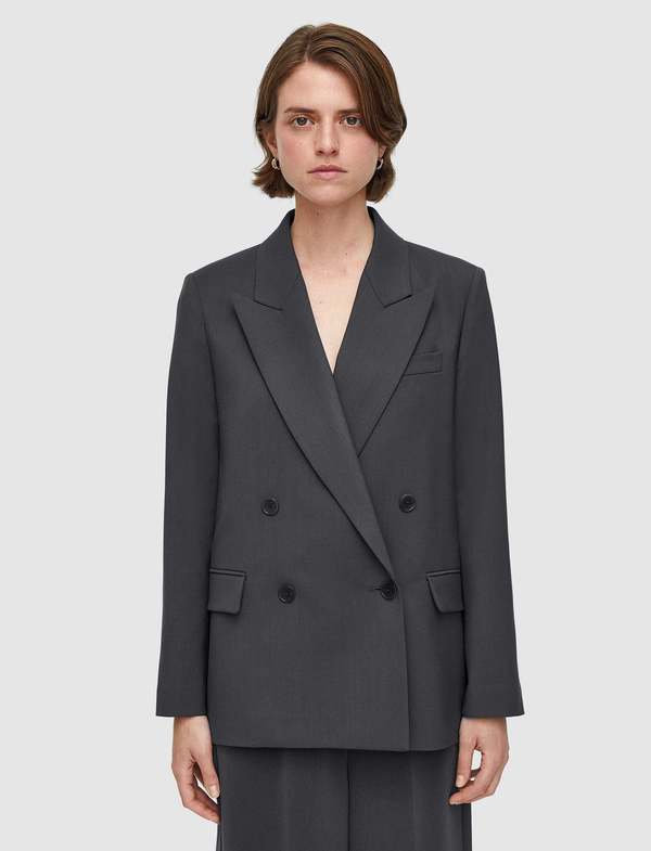 Joseph Jaden Wool Stretch Blazer - Slate | Garmentory
