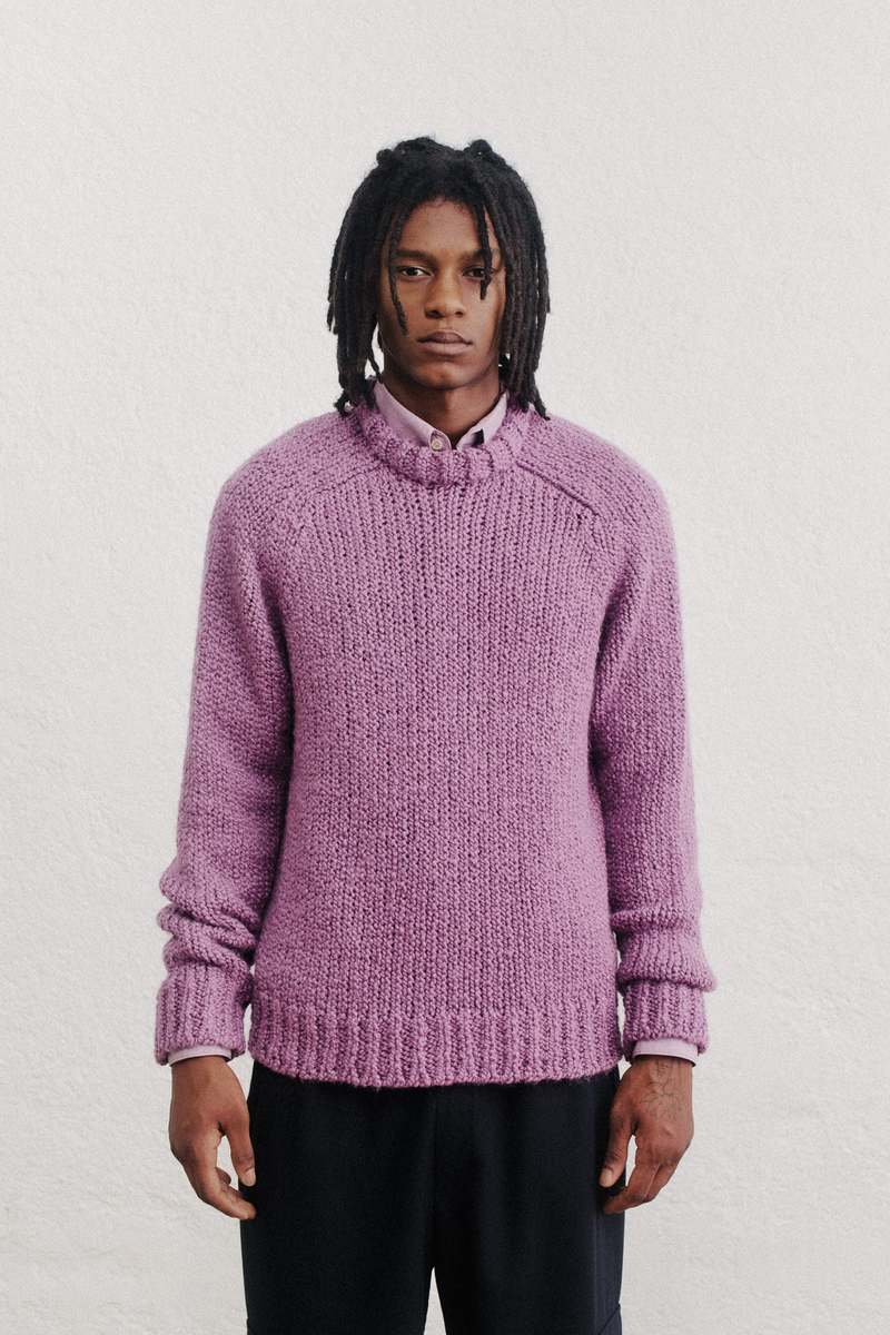 lavender pullover sweater