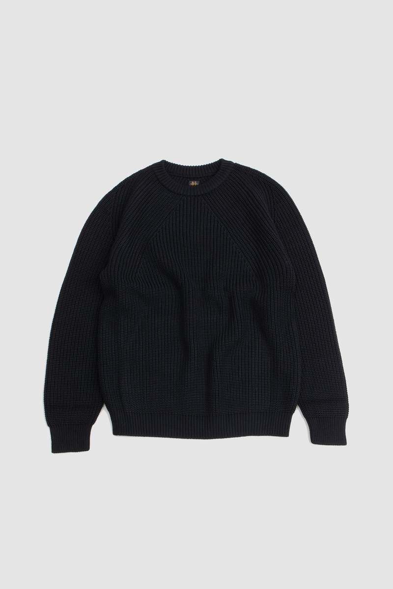 Batoner Signature Crew Neck - Black | Garmentory