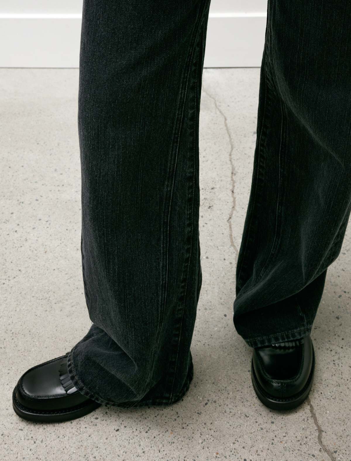 Our Legacy Treble Cut Real Black Chain Twill jeans - Black