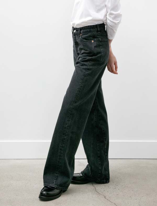 Our Legacy Treble Cut Real Black Chain Twill jeans - Black