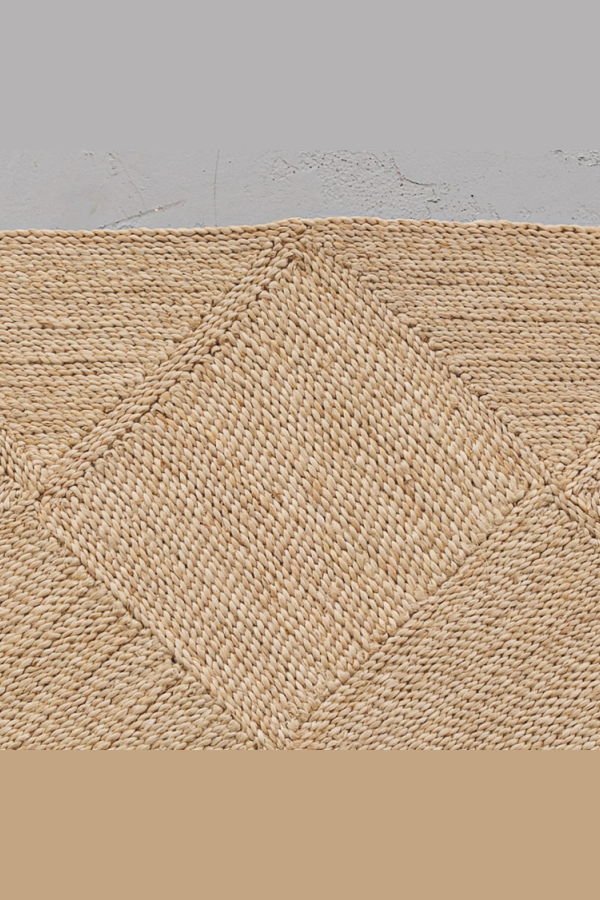 Will & Atlas Carre Jute Medium Rug