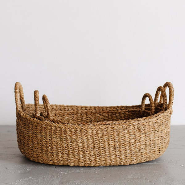 Will & Atlas Harvest Oval Tray Baskets