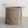 Will & Atlas Round Jute Laundry Basket - Thumbnail 3