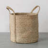 Will & Atlas Round Jute Laundry Basket - Thumbnail 6
