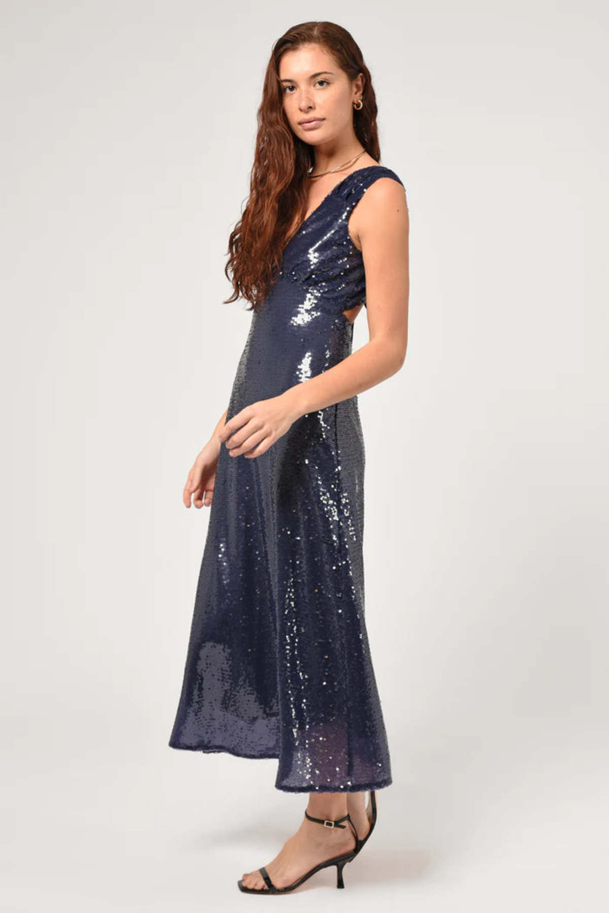 adelyn rae blue dress Adelyn Rae: Danica 3D Embroidered Scalloped Mini Dress: Blue – The Squad  Boutique main image 0