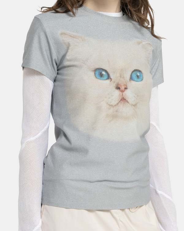 VIP価格★【Acne Studios】LS Pale Blue Cotton T-shirt VIP価格☆【Acne Studios】LS Pale Blue Cotton T-shirt Acne
