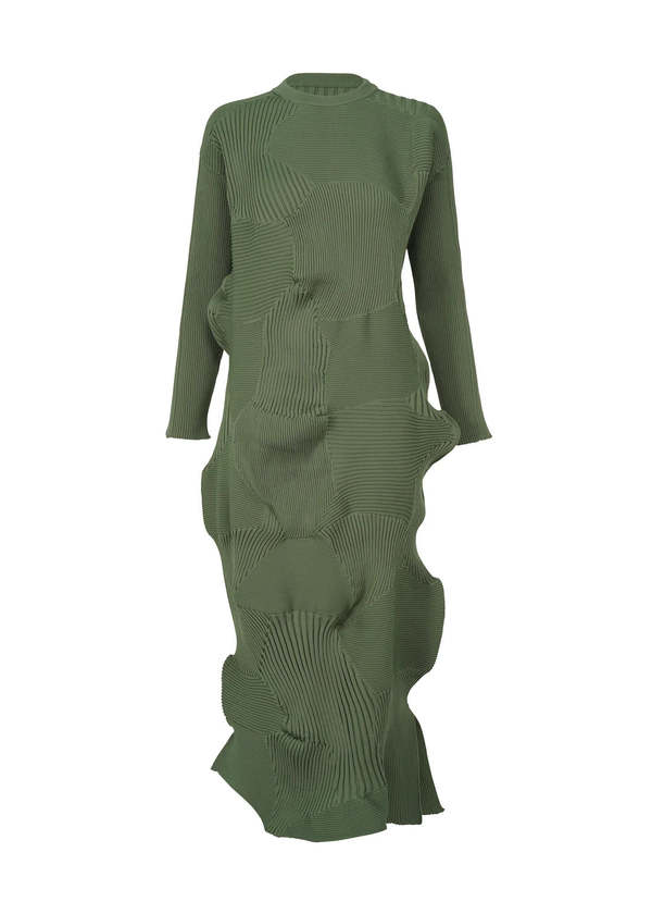 Issey Miyake Kone Kone Dress - Misty Green