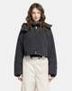 Adhere To Re:Down Crop Puffer Jacket - Black - Thumbnail 1