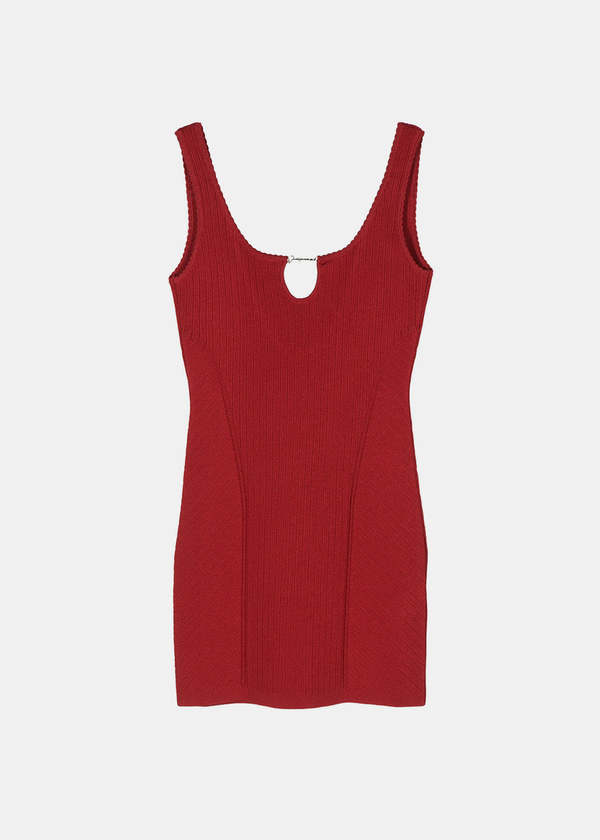 jacquemus red mini dress Kylie Jenner Wore a Red Minidress With Shoulder Pads