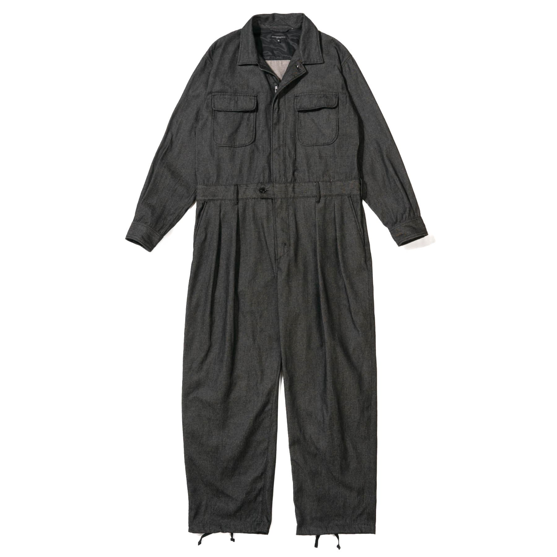 Engineered Garments SP JUMPER SUIT M 新品 Engineered Garments Siren PC Denim Suit - Black | Garmentory