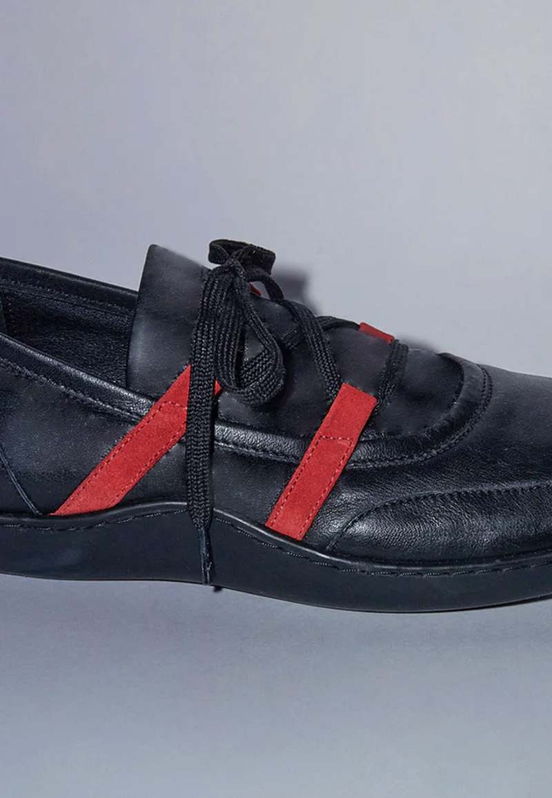 PALOMA WOOL｜FLAT SHOES/LOAFERS (005KM (TH0012-137)) 0005KM-Blue sport-style flat ballerina with a rubber sole