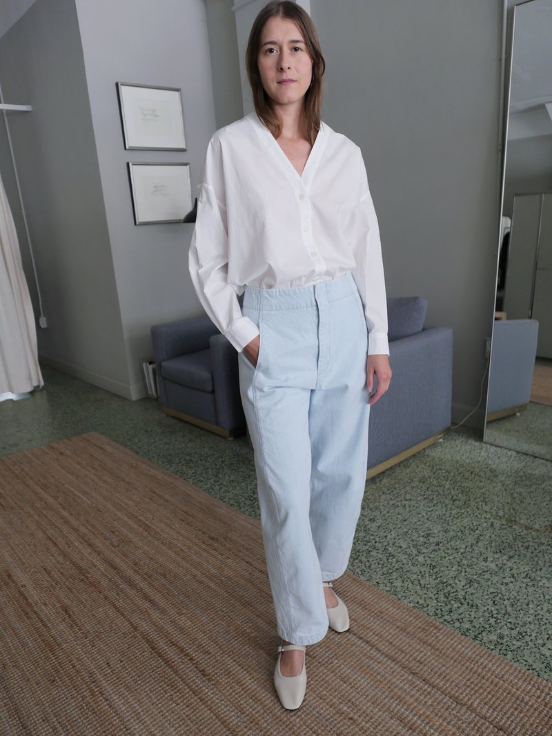 Shaina Mote Lune Pant - West Light Denim Shaina Mote Lune Pant - West Light Denim
