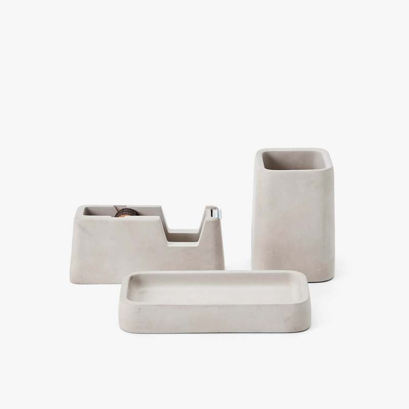 Areaware Concrete Desk Set Areaware Concrete Desk Set