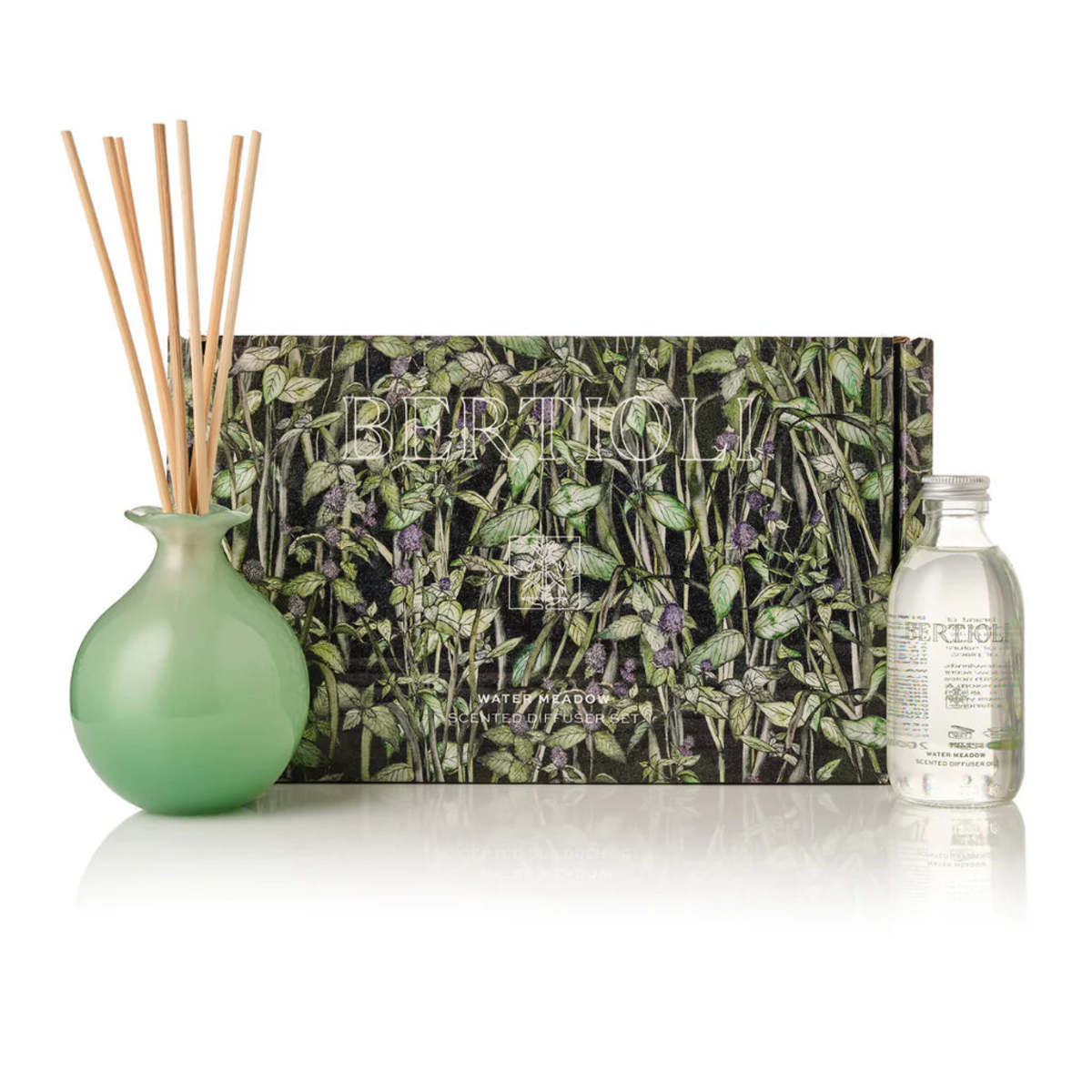 BERTIOLI & THYME Water Meadow Scented Diffuser 200ml - Green - Image 1 of 2