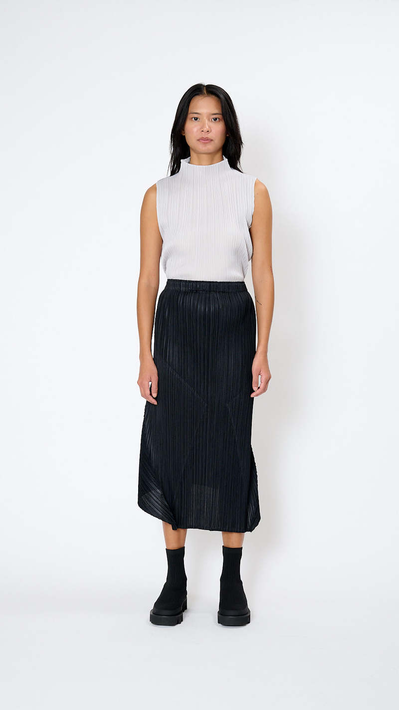 PLEATSPLEASE black long skirt et2