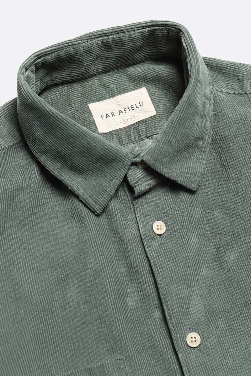 Far Afield Classic Corduroy Shirt - Sage