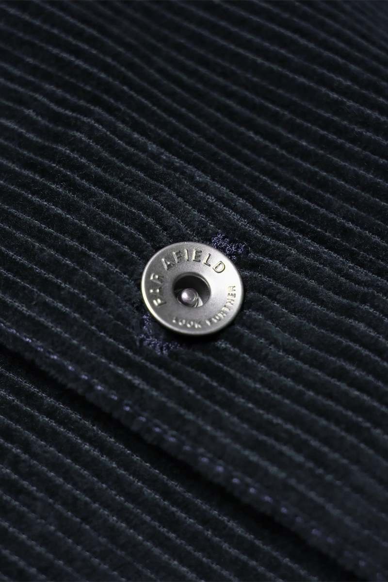 Far Afield Evans Corduroy Overshirt - Navy Iris Far Afield Evans Corduroy Overshirt - Navy Iris