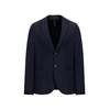 Harris Wharf London Superfine Merino Blazer - Navy Blue - Thumbnail 1