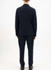 Harris Wharf London Superfine Merino Blazer - Navy Blue - Thumbnail 3