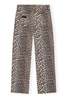 Ganni Izey Jeans - Leopard - Thumbnail 5