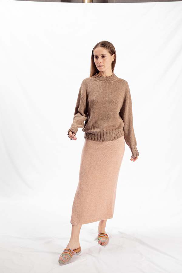 HJK Women Basic Crew Sweater