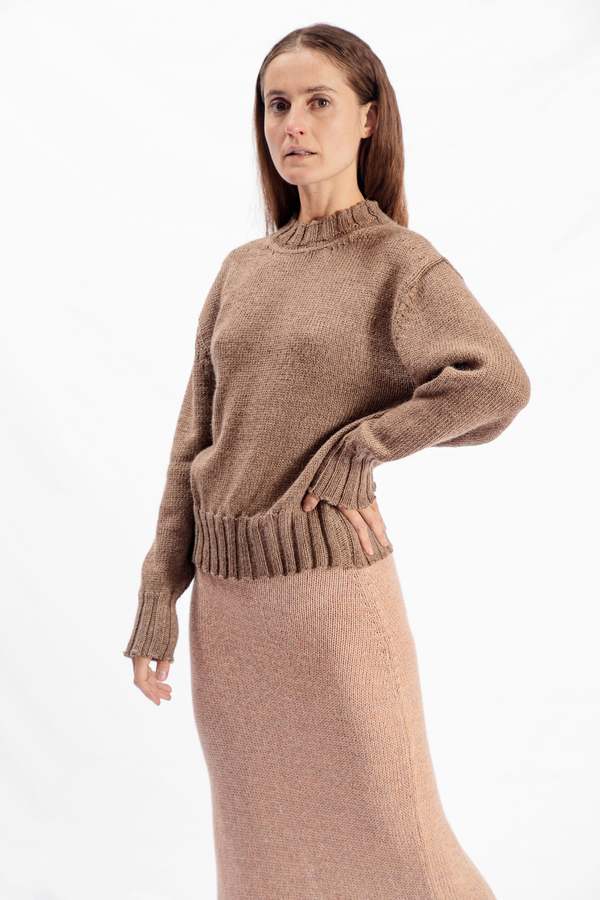 HJK Women Basic Crew Sweater