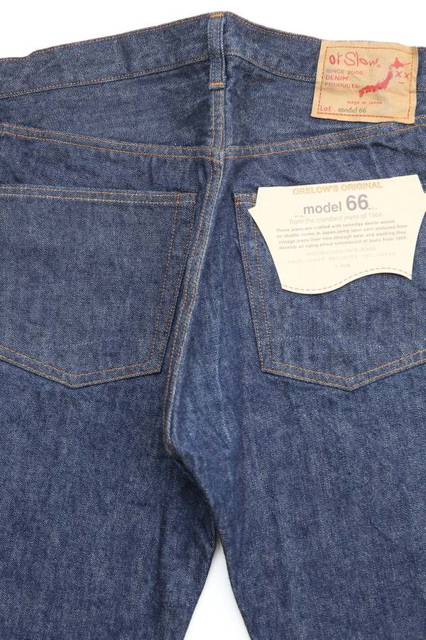 Orslow Model 66 1966's Standard Denim Pants - One Wash