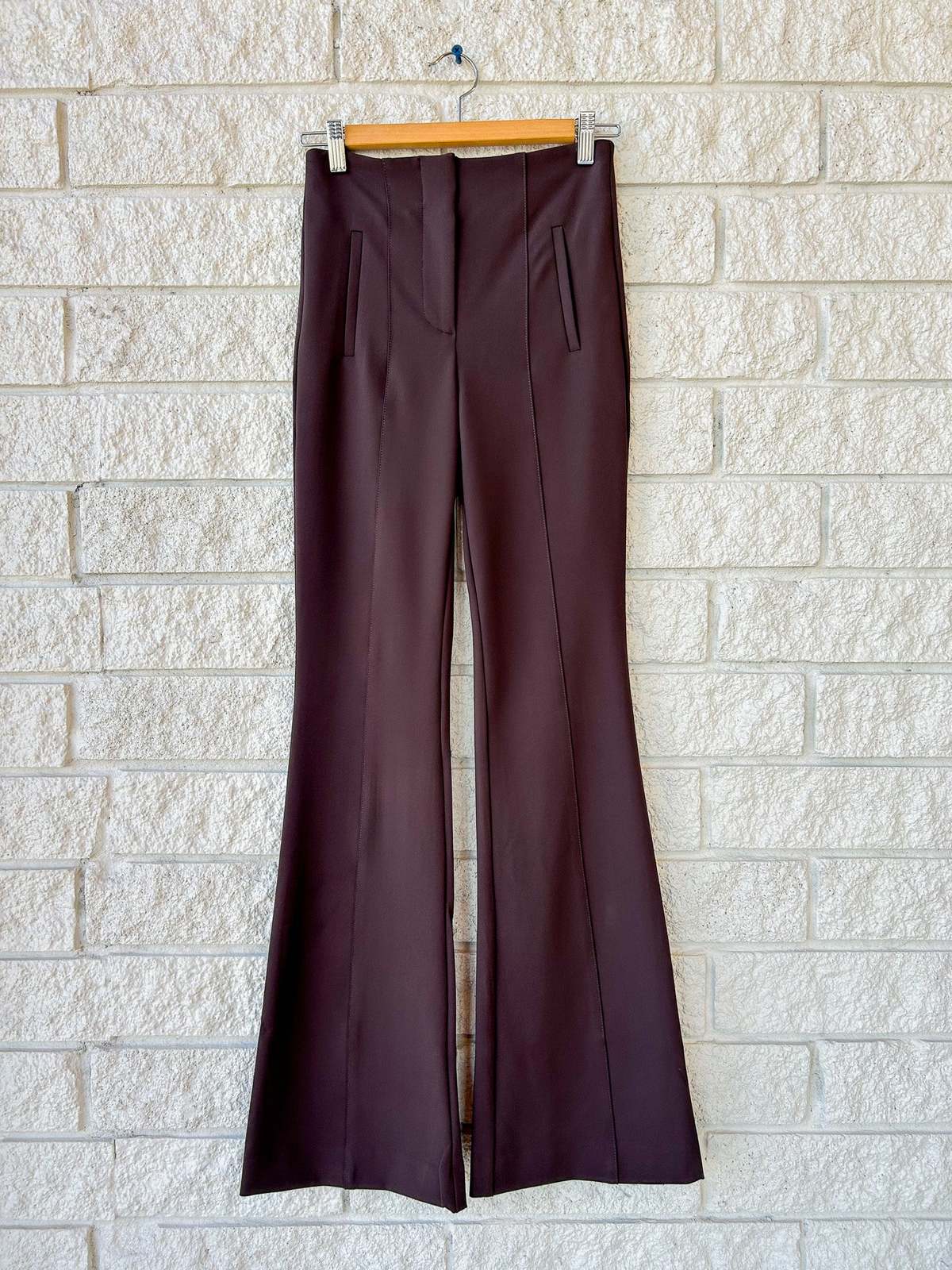 Veronica Beard Tindaya Pant - Dark Chocolate | Garmentory display picture 1