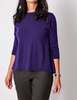 Lindsay Nicholas New York Wellesley Sweater - Amethyst - Thumbnail 3