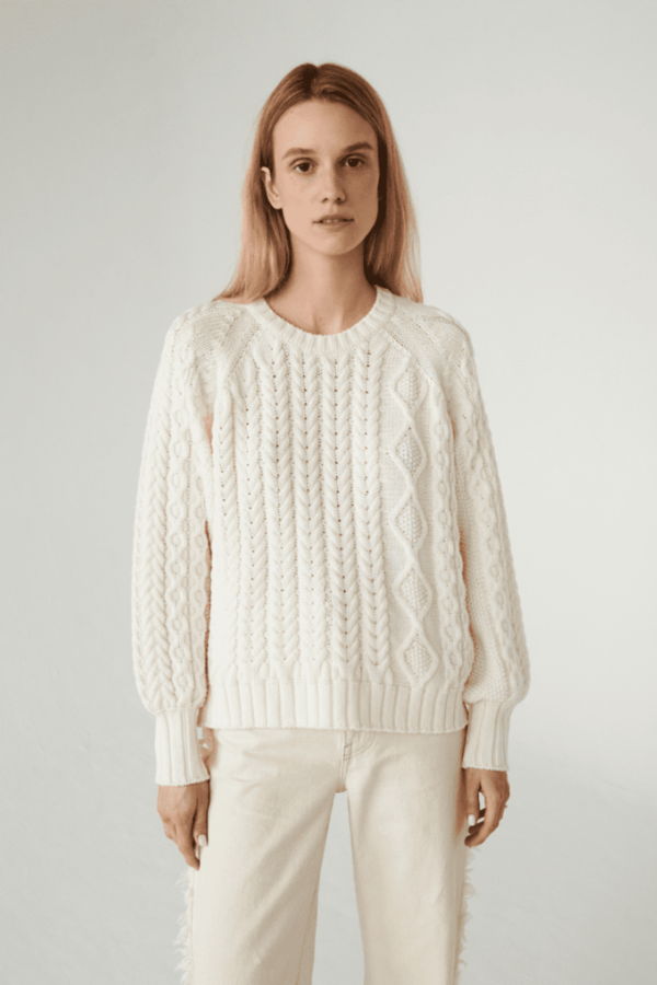 The Knotty Ones Harmonija Merino Wool Sweater - Black