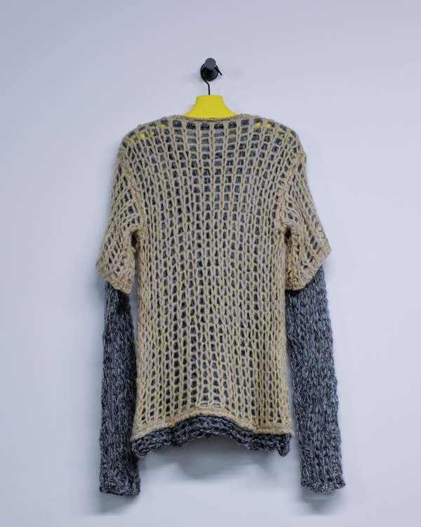 Magliano Acid Mouline Rave Double Net Mohair Knit | Garmentory